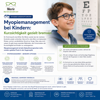 Myopiemanagement bei Kindern: Kurzsichtigkeit gezielt bremsen - Myopiemanagement Kinder: Kurzsichtigkeit gezielt bremsen