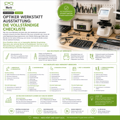 Optiker Werkstatt Ausstattung: Die vollständige Checkliste - Optiker Werkstatt Ausstattung: Die vollständige Checkliste