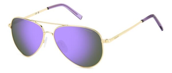Polaroid Kids PLD 8015/N Junior (7-10) Vollrandfassung HZJ-Gold Violett