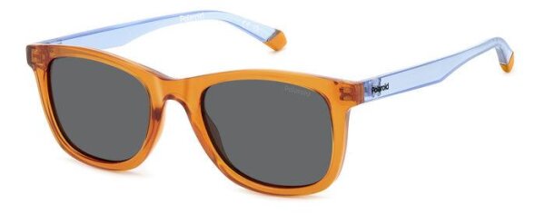 Polaroid Kids PLD 8060/S Junior (7-10) Vollrandfassung L7Q-Orange