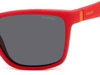 POLAROID KIDS PLD 8057/S JUNIOR (7-10) VOLLRANDFASSUNG 0Z3-ROT