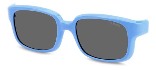 Polaroid Kids PLD K005 CL-on Kleinkinder (4-6) Vollrandfassung MVU-Azure