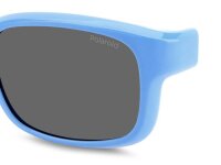 Polaroid Kids PLD K005 CL-on Kleinkinder (4-6) Vollrandfassung MVU-Azure