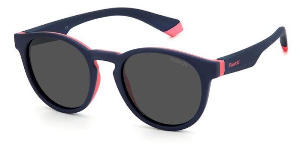 Polaroid Kids PLD 8048/S Junior (7-10) Vollrandfassung BR0-Blau Rosa