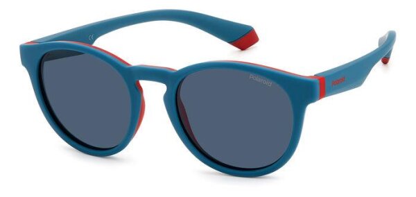 Polaroid Kids PLD 8048/S Junior (7-10) Vollrandfassung CLP-Blau Rot