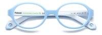 Polaroid Kids PLD K004 Kleinkinder (4-6) Vollrandfassung R7Y-Azure Weiss