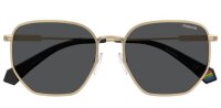 Polaroid PLD 6214/S/XN Unisex Erwachsene Vollrandfassung 2F7-Gold Grau