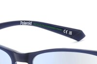 Polaroid PLD 0038/R/BB Unisex Erwachsene Vollrandfassung PJP-Blau