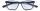 Polaroid PLD 0038/R/BB Unisex Erwachsene Vollrandfassung PJP-Blau