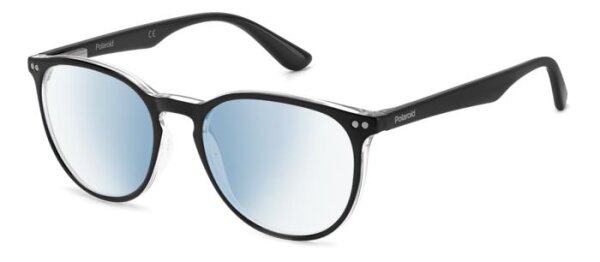 Polaroid PLD 0028/R/BB Unisex Erwachsene Vollrandfassung 7C5-Schwarz Kristall