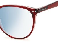 POLAROID PLD 0028/R/BB UNISEX ERWACHSENE VOLLRANDFASSUNG LHF-BURGUNDY
