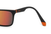 Polaroid PLD 2141/S Unisex Erwachsene Vollrandfassung RC2-Schwarz Orange