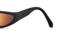 Polaroid PLD 2165/S Unisex Erwachsene Vollrandfassung BLX-Schwarz Rot