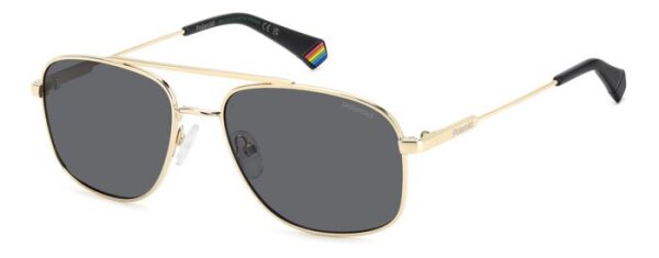 Polaroid PLD 6235/S/X Männer Vollrandfassung 2F7-Gold Grau