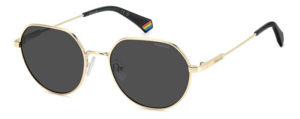 Polaroid PLD 6236/S/X Unisex Erwachsene Vollrandfassung RHL-Gold Schwarz
