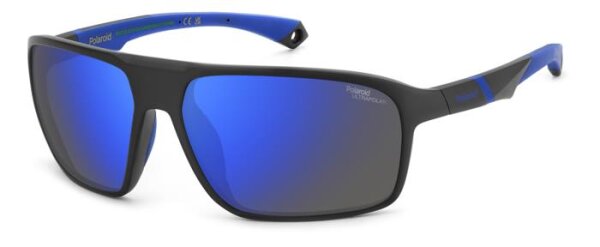 Polaroid PLD 7058/S Männer Vollrandfassung 0VK-Schwarz Blau