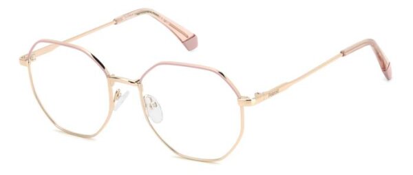 POLAROID PLD D555 FRAUEN VOLLRANDFASSUNG EYR-GOLD ROSA