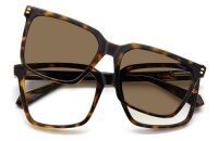 Polaroid PLD D556/C Unisex Erwachsene Vollrandfassung 086-Havanna Braun
