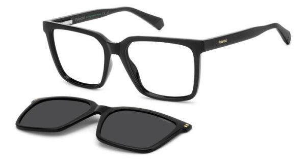Polaroid PLD D556/C Unisex Erwachsene Vollrandfassung 807-Schwarz