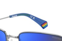 Polaroid PLD 6227/S/X Unisex Erwachsene Vollrandfassung V84-Grau Blau