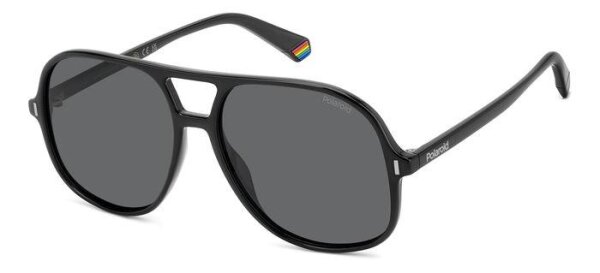 Polaroid PLD 6217/S Unisex Erwachsene Vollrandfassung 807-Schwarz