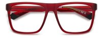POLAROID PLD D533 UNISEX ERWACHSENE VOLLRANDFASSUNG 0Z3-ROT