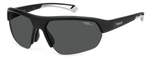 Polaroid PLD 7048/S Unisex Erwachsene Halbrandfassung 003-Schwarz