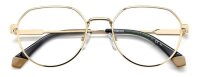 Polaroid PLD D465 Unisex Erwachsene Vollrandfassung J5G-Gold