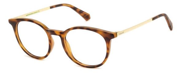 Polaroid PLD D496 Unisex Erwachsene Vollrandfassung 086-Havanna Braun