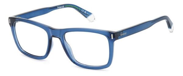 Polaroid PLD D512 Unisex Erwachsene Vollrandfassung PJP-Blau