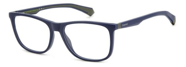 Polaroid PLD D517 Unisex Erwachsene Vollrandfassung PJP-Blau