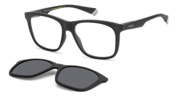 Polaroid PLD 2148/CS Unisex Erwachsene Vollrandfassung O6W-Schwarz Grau