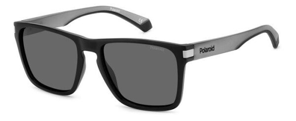 Polaroid PLD 2139/S Unisex Erwachsene Vollrandfassung O6W-Schwarz Grau