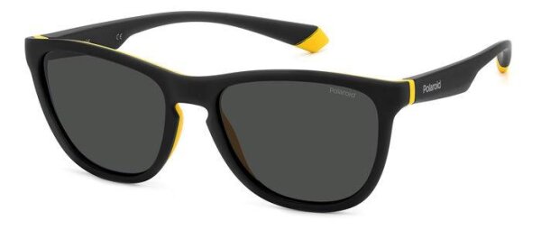 Polaroid PLD 2133/S Unisex Erwachsene Vollrandfassung 71C-Schwarz Gelb