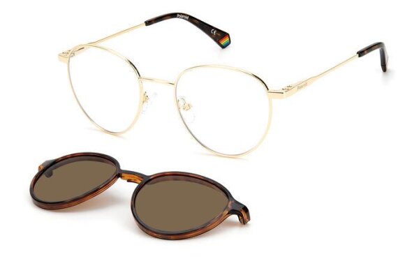 Polaroid PLD 6158/CS Unisex Erwachsene Vollrandfassung J5G-Gold
