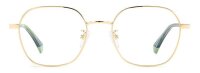 Polaroid PLD D474/G Unisex Erwachsene Vollrandfassung J5G-Gold