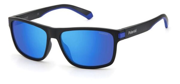 Polaroid PLD 2121/S Männer Vollrandfassung 0VK-Schwarz Blau