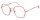 SEVENTH STREET 7A 594 FRAUEN VOLLRANDFASSUNG EYR-GOLD ROSA