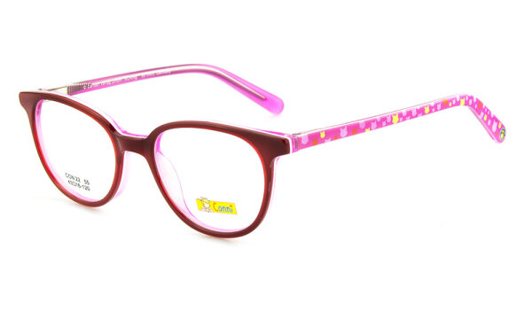 Conni - Kinder - Korrektionsbrille - Rot - CON22 - Farbcode 55 - Größe 43-16