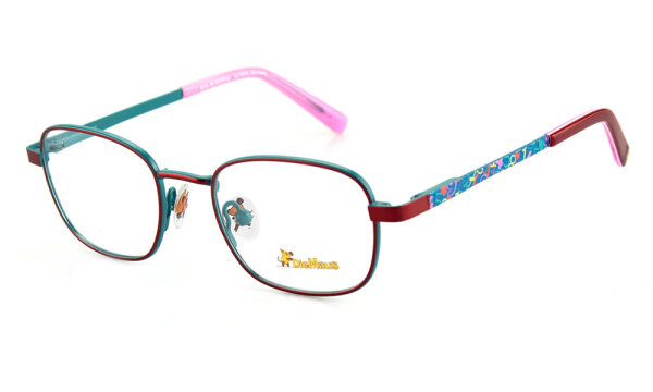 Maus - Kinder - Korrektionsbrille - Rot - M  46