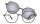 Polar - Unisex - Korrektionsbrille - Grau - POR619