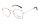 Vulkan - Unisex - Korrektionsbrille - Goldfarben - V  1112