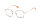 Charles Stone Ny - Unisex - Korrektionsbrille - Goldfarben - NY 30080 - Farbcode C1 - Größe 49-18