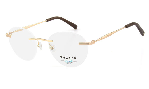 Vulkan - Unisex - Korrektionsbrille - Goldfarben - V  1075