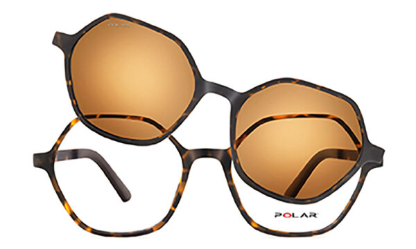 Polar - Unisex - Korrektionsbrille - Braun - POR619