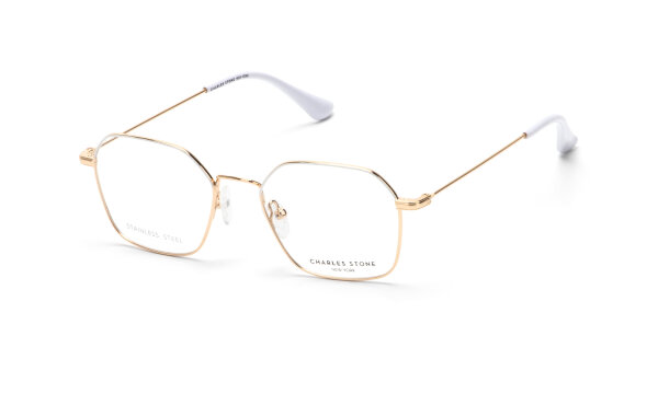 Charles Stone Ny - Unisex - Korrektionsbrille - Goldfarben - NY 30080 - Farbcode C3 - Größe 49-18