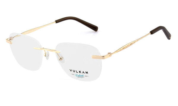 Vulkan - Unisex - Korrektionsbrille - Goldfarben - V  1076