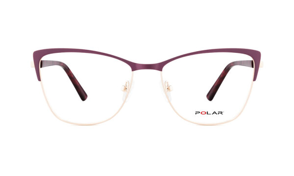 Polar - Unisex - Korrektionsbrille - Goldfarben - POR529 - Farbcode 08 - Größe 54-16