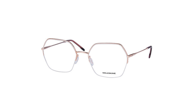 Moleskine - Unisex - Korrektionsbrille - Goldfarben - MO 2154