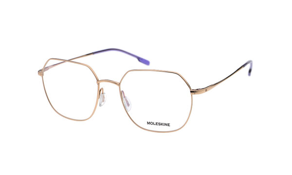 Moleskine - Unisex - Korrektionsbrille - Goldfarben - MO 9011